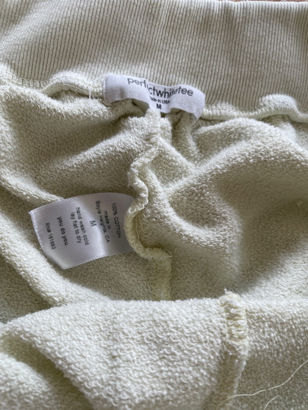 PerfectWhiteTee sweatpants size medium - Picture 3 of 7